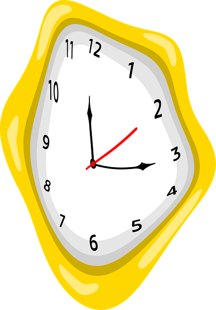 Free clock melting time vector