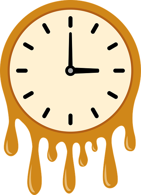 Free clock melting time vector
