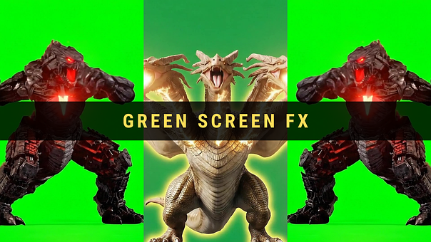 Grüner Bildschirm, Greenscreen-Effekt