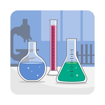 Flat, Lab, Laboratorium, Erlenmeyer