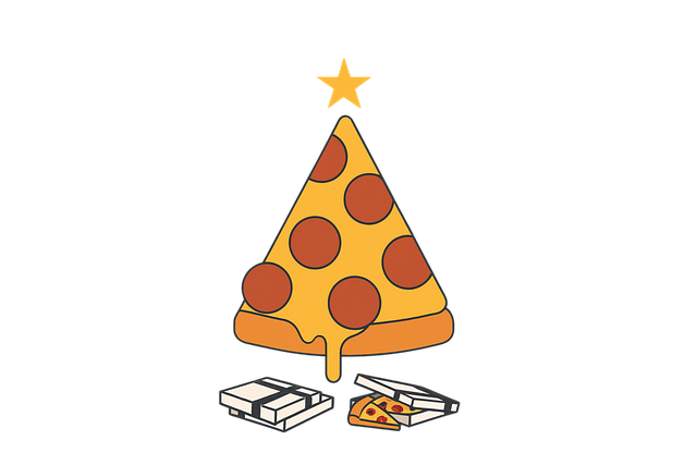 Weihnachten, Pizza, Lustig, Ferien