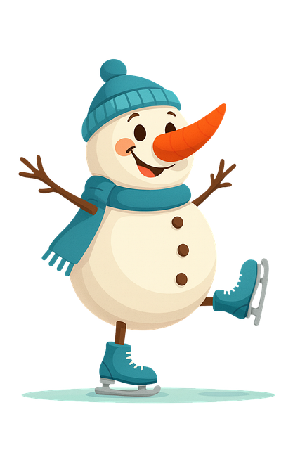 Free snowman winter christmas vector