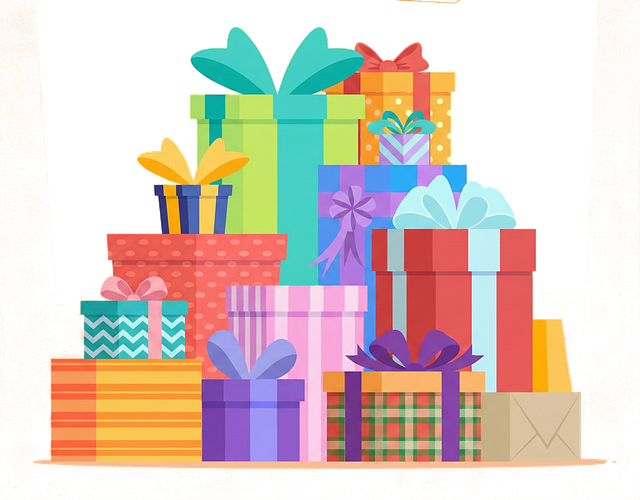 Free Christmas Present illustration and picture