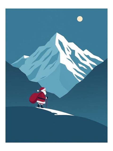 Free Christmas Santa vector and picture
