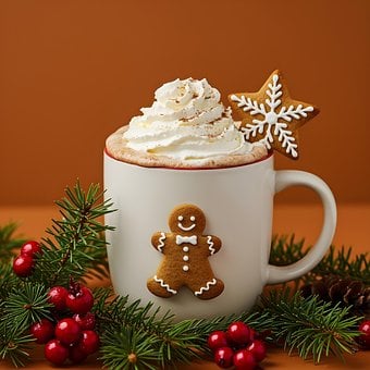 Cacau, Inverno, Natal, Chantilly, Bebida