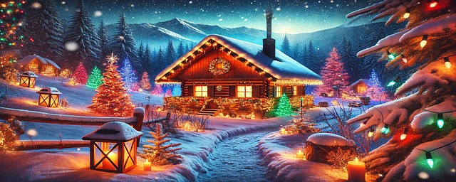 Cabaña Navideña, Navidad, Bosque