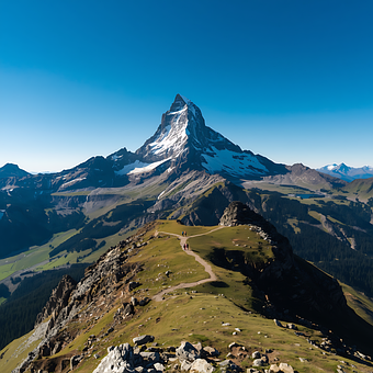 Mountain View, Besneeuwde Top
