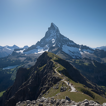 Mountain View, Besneeuwde Top
