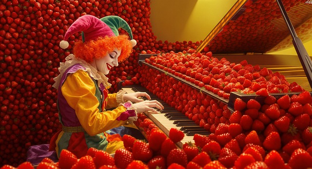 Free Playingpiano Musician illustration and picture