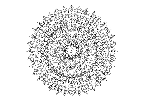 Free Drawing Mandala illustration and picture