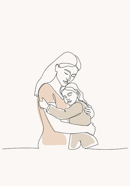 Free people mother family illustration