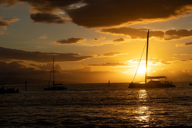 Free Sunset Hawaii photo and picture