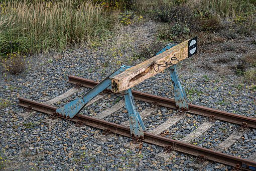Eisenbahn, Prellbock, Abstellgleis, Bahn