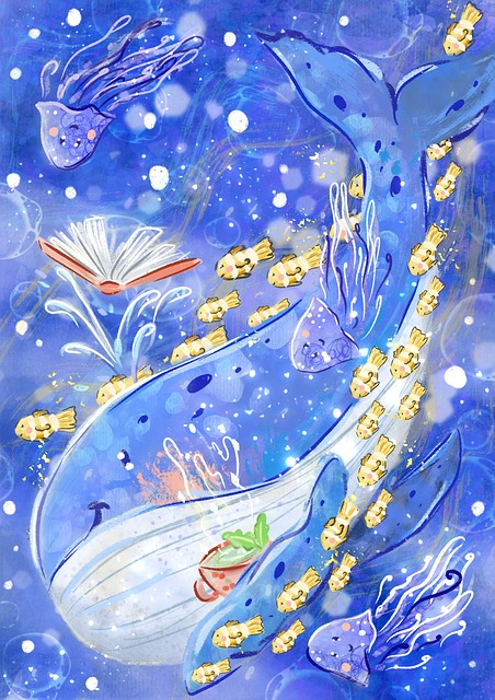 Boeken, Bibliotheek, Kind, Tekening