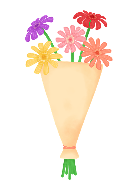 Blomster, Forår, Buket, Zinnia
