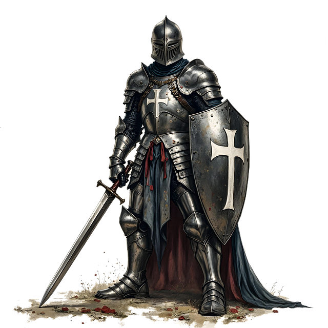 Free knight armor warrior illustration
