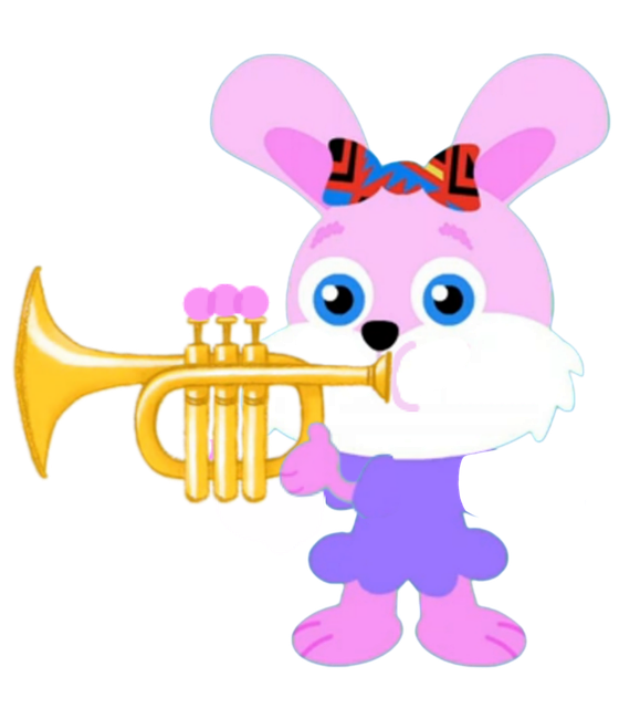 Conejo, Trompeta, Música, Animación