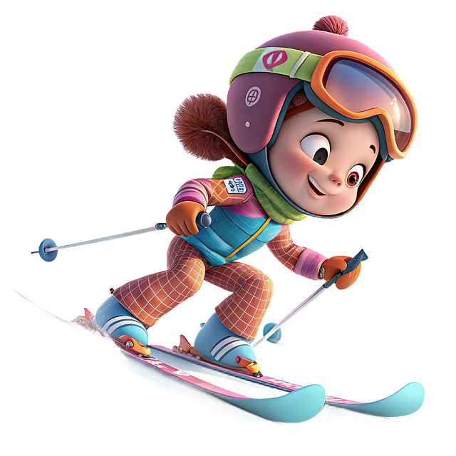 Free girl child winter illustration