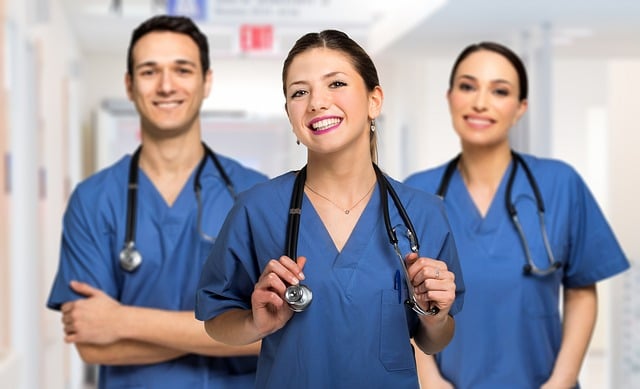 diverse healthcare team
