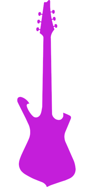 Free Guitar Outline vector and picture