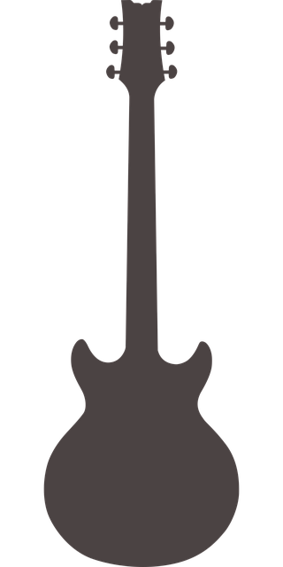 Free Guitar Outline vector and picture