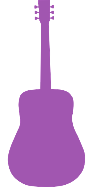Free Guitar Outline vector and picture