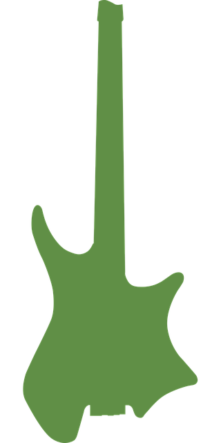 Free Guitar Outline vector and picture