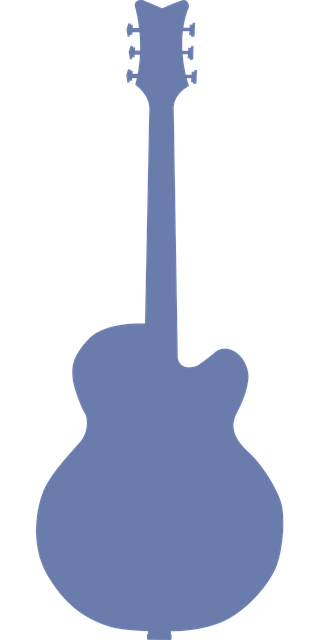 Free Guitar Outline vector and picture