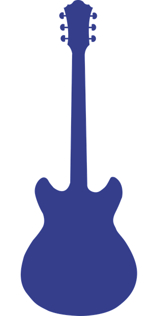 Free Guitar Outline vector and picture