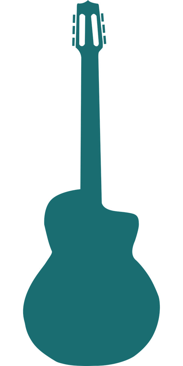 Download free HD stock image of Guitar Outline Free guitar outline instrument vector