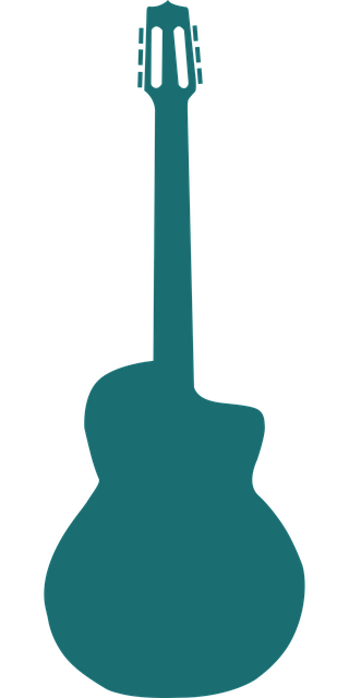 Free Guitar Outline vector and picture