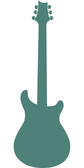 Free Guitar Outline vector and picture