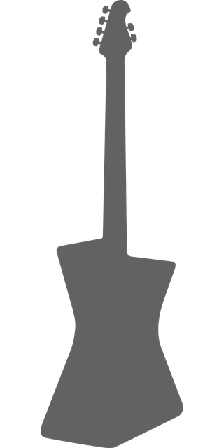 Free Guitar Outline vector and picture