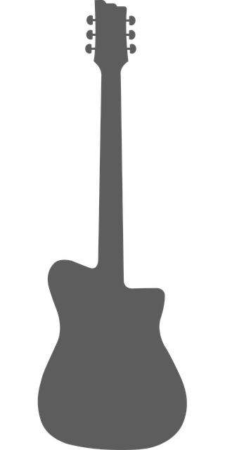 Free Guitar Outline vector and picture