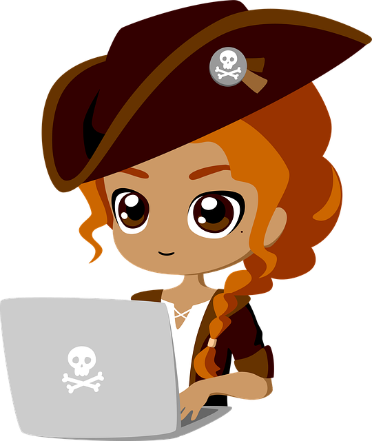 Pirát, On-Line, Počítač, Internet