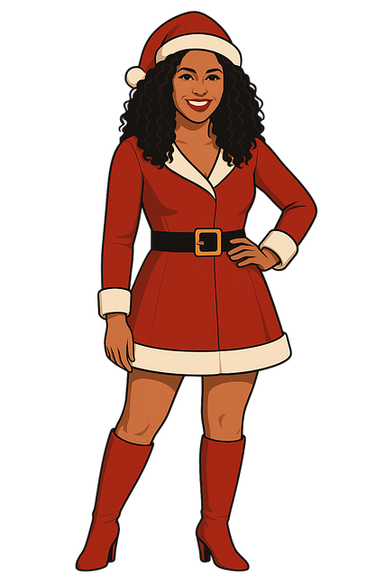 Jul, Julemands Outfit, Festlig Kvinde