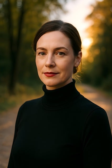 Portret, Femeie, Toamnă, Natural