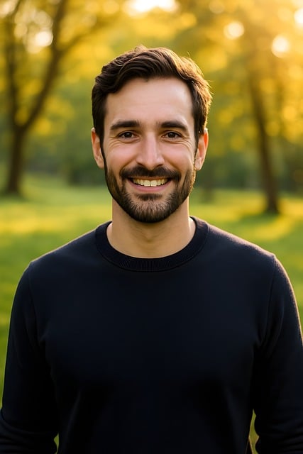 Portret, Bărbat, Barbă, Zâmbet, Natură