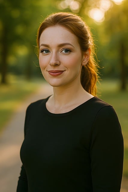 Portret, Femeie, În Aer Liber, Natură