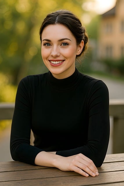 Portret, Femeie, Zâmbet, Natură