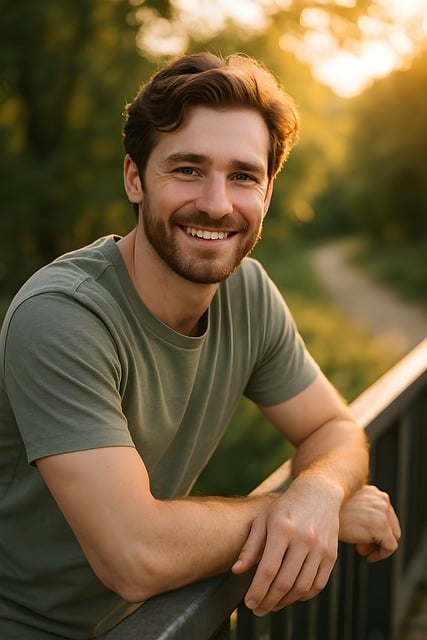 Portret, Bărbat, Zâmbet, Păr, Barbă