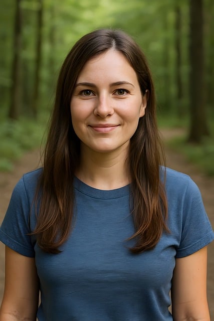 Portret, Pădure, Femeie, Zâmbet, Brunetă