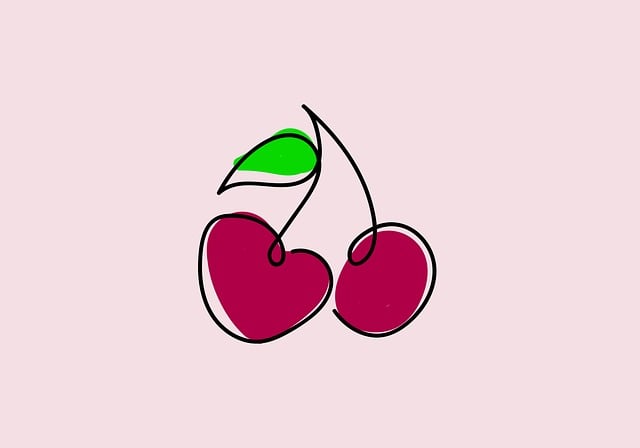 Weihnachten, Sweet, Obst, Zeichnung