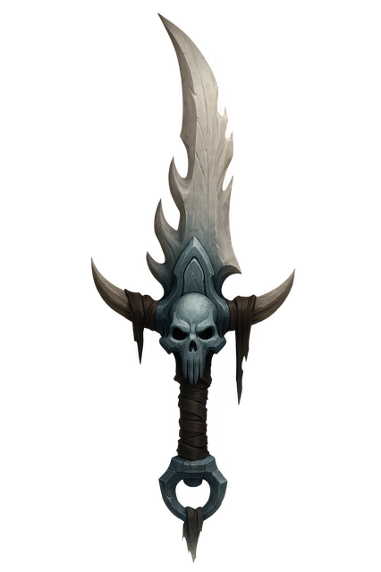 Free fantasy dagger weapon illustration