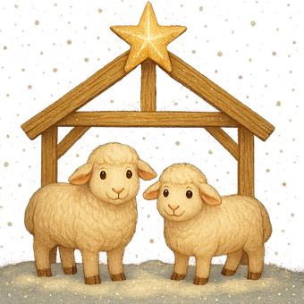 Free Advent Christmas ai generated image and illustration