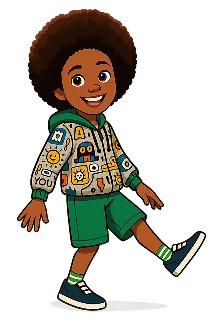 Free child illustration cute kid cartoon boy vector