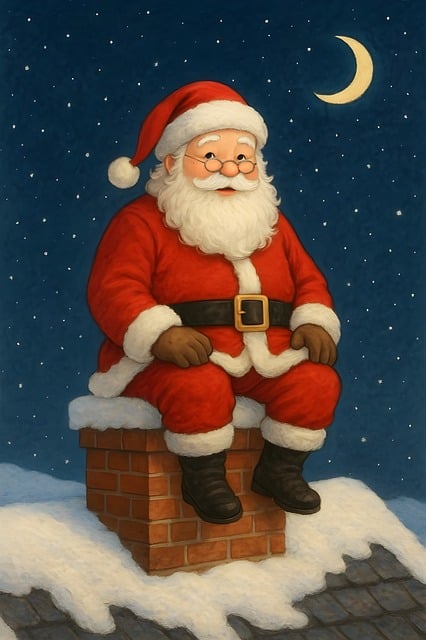 De Kerstman, Schoorsteen, Kerstmis
