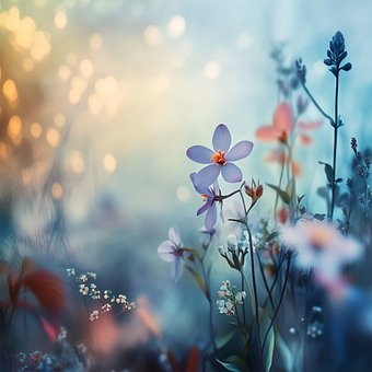 Naturaleza, Flores, Bokeh, Macro, Flora