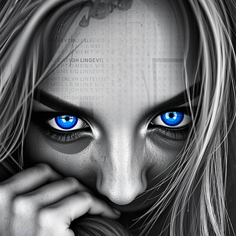 Free Digital Art Cyber Eyes illustration and picture