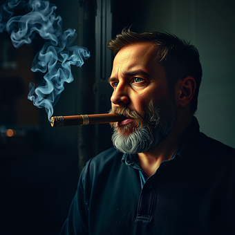 Free Man Cigar illustration and picture